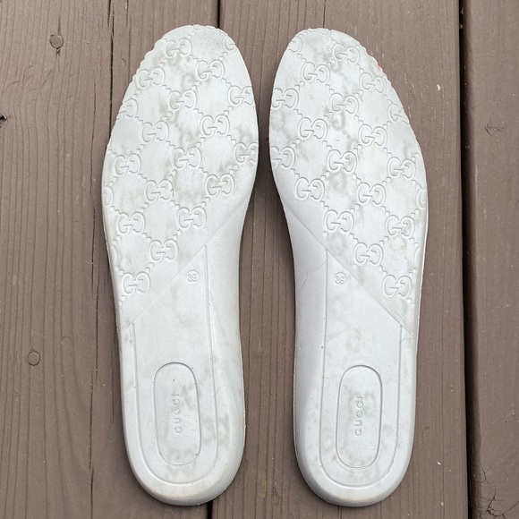 GUCCI Women's Ace Leather Sneaker, White, Precious - Picture 13 of 16